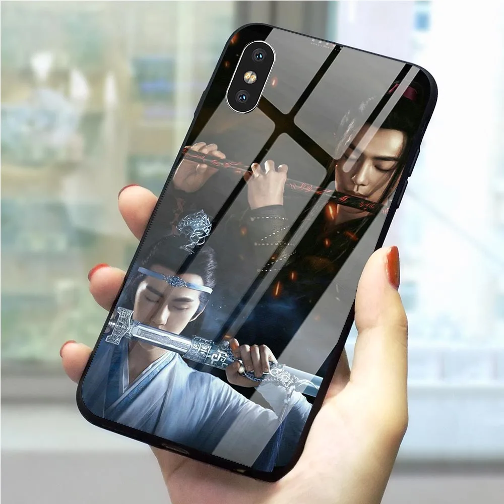 Wang Yibo Xiao Zhan чехол для телефона для iPhone Xs Max X 6 6S XR 8 Plus 7 5s 5 SE 11 Pro закаленное стекло