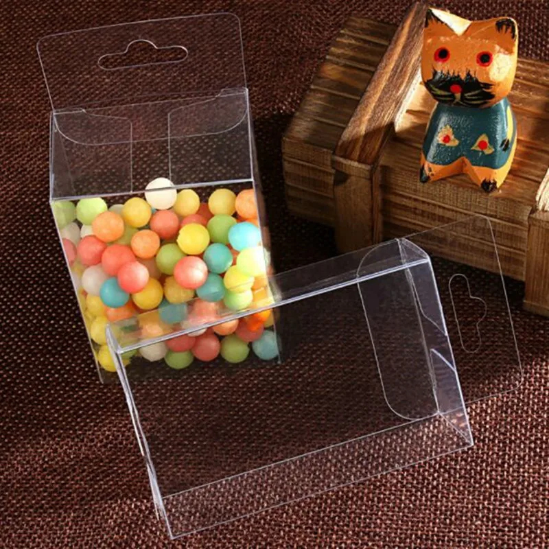 DIY 3x3x7,5 см крючок тип ПВХ коробка для игрушки куклы и Diy руководство для конфет красивый и здоровый прозрачный ПВХ может на заказ