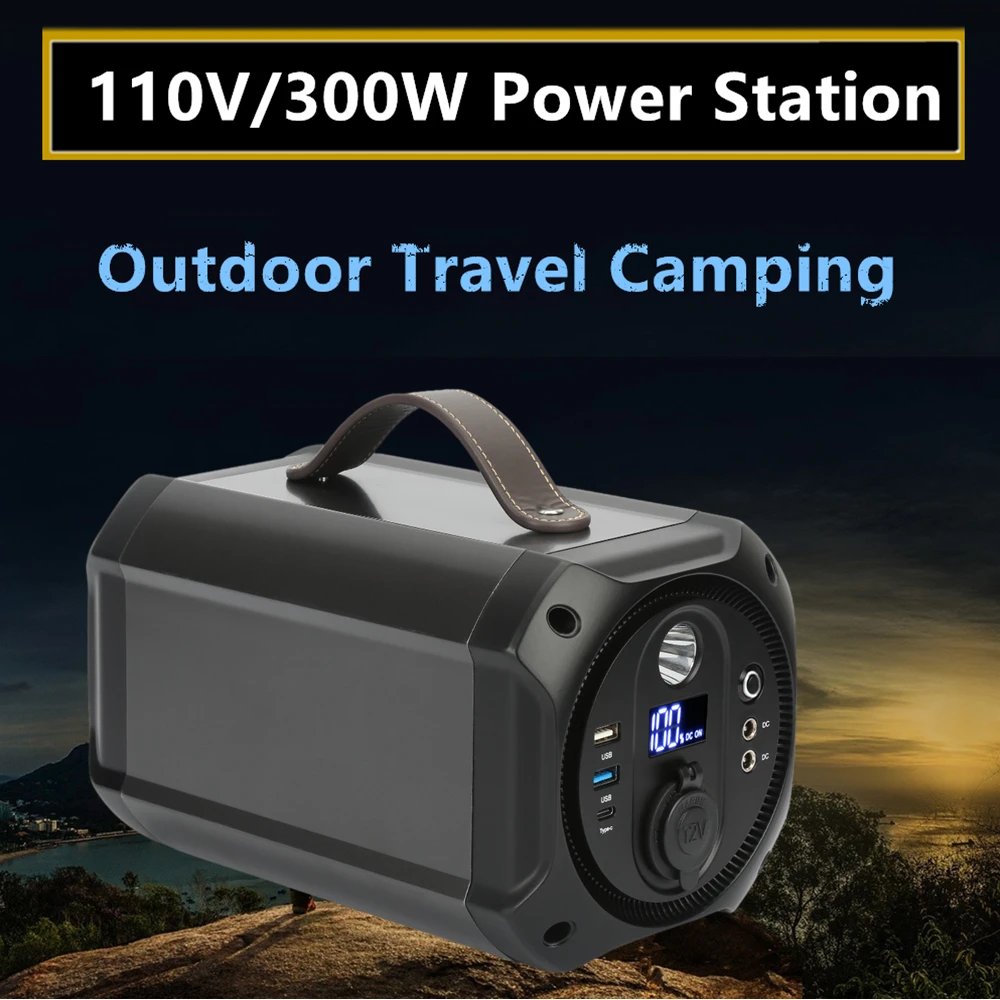 US $328.89 GKFLY Power Generator 300W Power Outage Emergency Kit Energy Power Station Explorer with 110V 220V AC DC Outlet For Outdoor