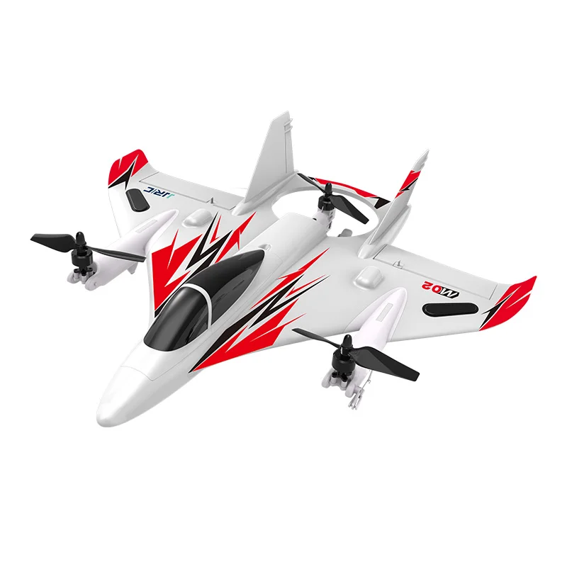 JJRC M02 450mm размах крыльев 2,4G 6CH приводимого в движение с помощью электропривода бесщеточный 6-осевой гироскоп пилотажный самолет модель игрушки RC Самолет RTF