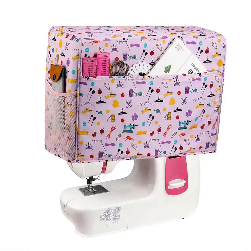 

Sewing Machine Cover Protective Dust Case Bag with Storage Pockets for Needles & Accessories For Household Women Christmas Gift