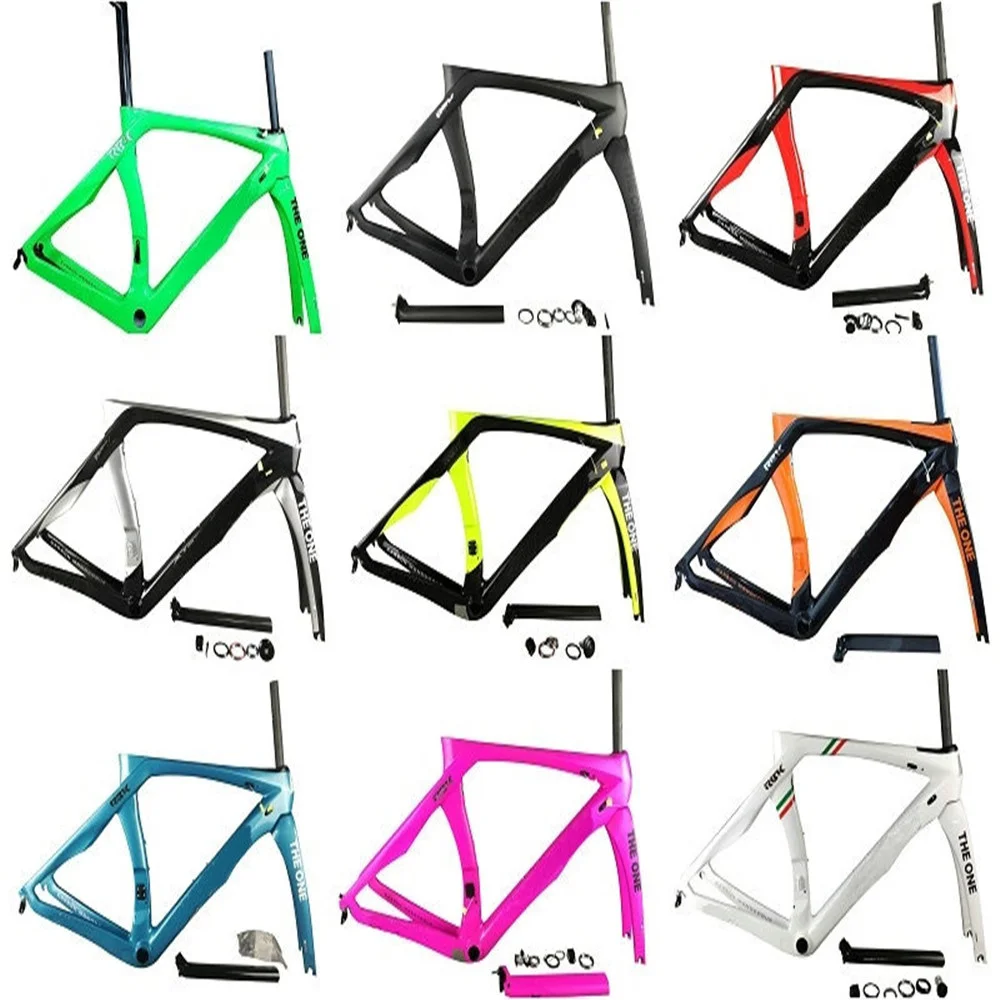 T1000 40 Colors Rb1k Road Carbon Bike Frame Glossy/matte V Brake Xxs/xs