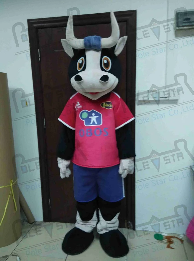 

quality bull mascot costumes cartoon sports cattle mascot design
