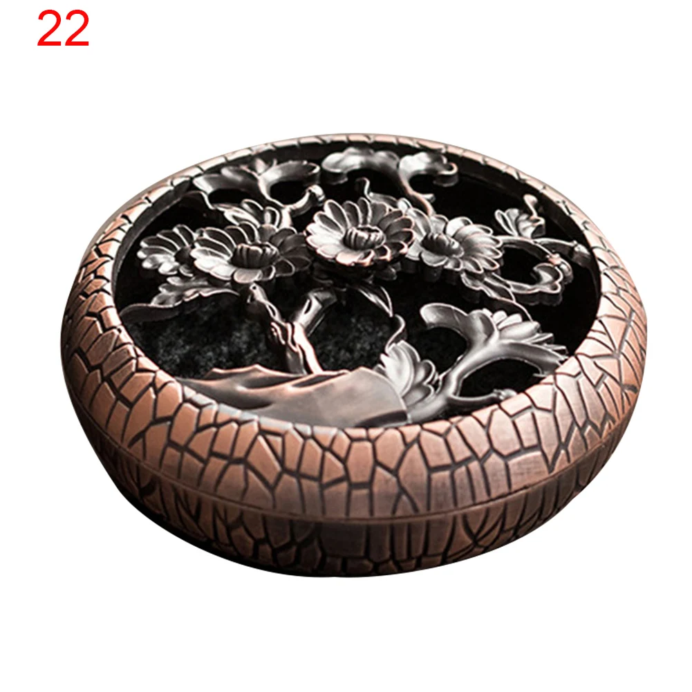22 Vintage Ceramic Censer Smoking Flow Incense Holder Gift Decoration for Home Office Room BDF99 - Цвет: 22