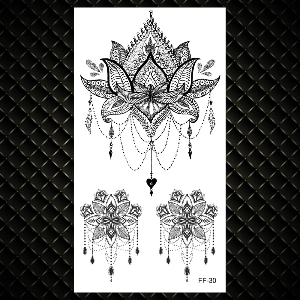 Elang Hitam Palsu Sementara Tato Untuk Pria Wanita Singa Serigala Tato Realistis Naga Tubuh Seni Lengan Tangan Keran Tahan Air Tato Sementara Tato Aliexpress