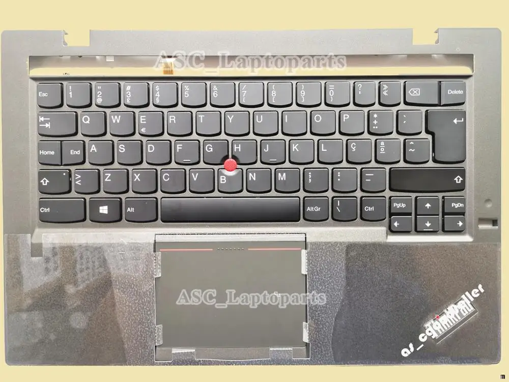 Teclado Latina Hispano Checo Português Reino Unido Canadá para Lenovo Thinkpad x1 Carbono Gen 2014 Teclado Retroiluminado e Descanso para as Mãos - Imagem 5