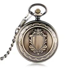 Aliexpress - Steampunk Vintage Shield Case Unisex Hand-winding Mechanical Skeleton Pocket Watch for Men Women FOB Clock Collectable Chain