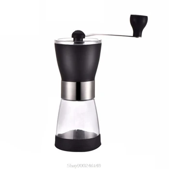 

Stainless Steel Manual Coffee Maker Grinder Portable Bean Mill Non-slip Gadgets for Household Kitchen Coffee Making O29 Dropship