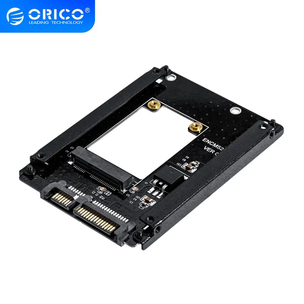 Адаптер ORICO mSATA для 2 5 дюймового SATA 22PIN адаптер SSD карта с полным размером высоты