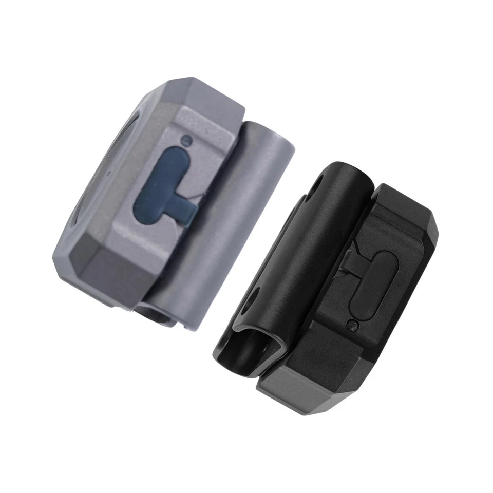 MecArmy CPLU チタン PVD ​​ブラック USB 充電式時計バンド LED ライト