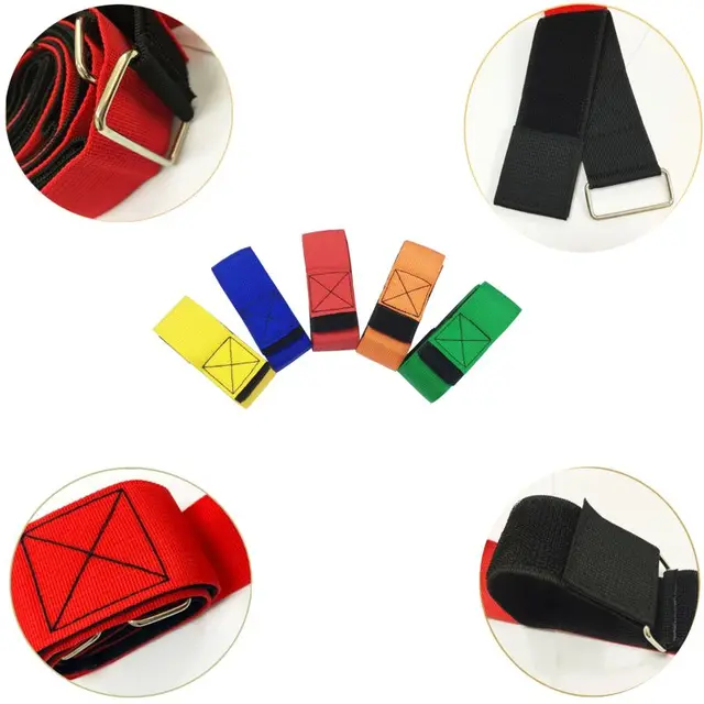 US $4.03 4 Legged Race Bands Outdoor Game for Kids Adults Birthday Team Party Games Q6PD