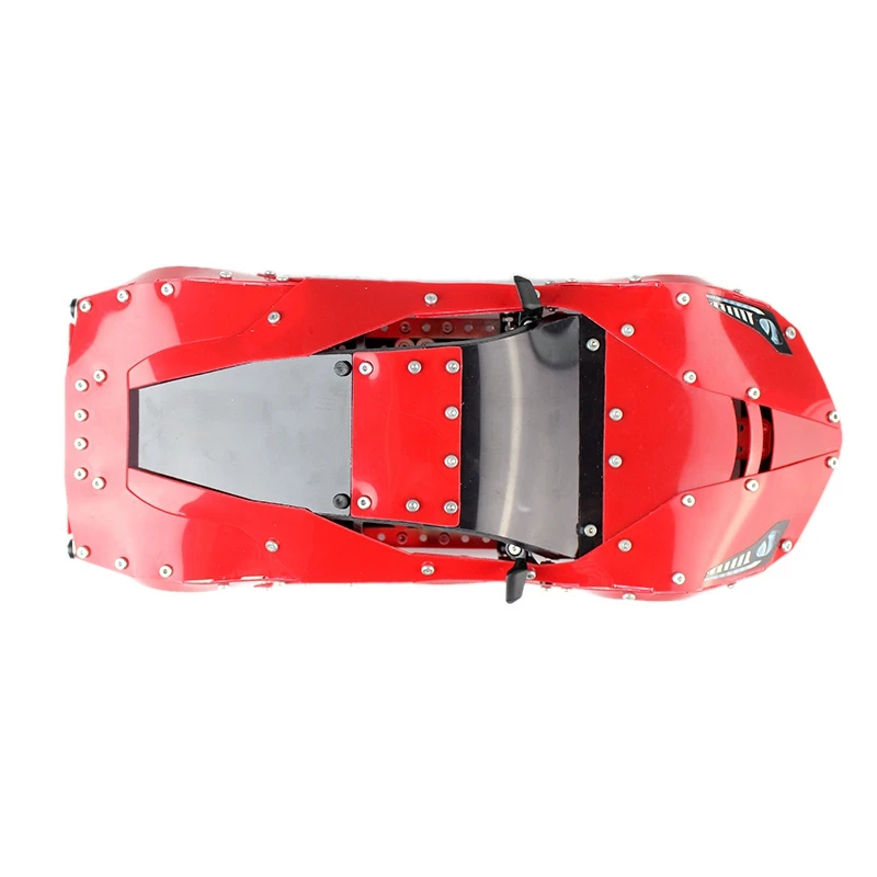 1:16 RC автомобиль из нержавеющей стали 4CH пульт дистанционного управления DIY сборка RC внедорожные Автомобили Подарочные игрушки для детей 597 шт