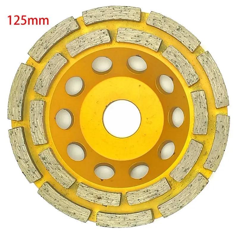 Алмазный сегмент шлифовальный круг чашка диск шлифовальный станок бетон гранит камень резка - Наружный диаметр: 125 мм