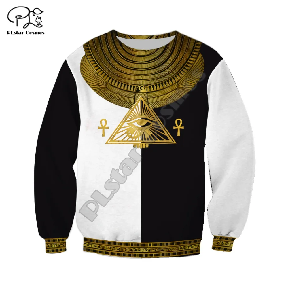 3d-printed-horus-egyptian-god-black-and-white-clothes-ta0175-long-sleeved-shirt