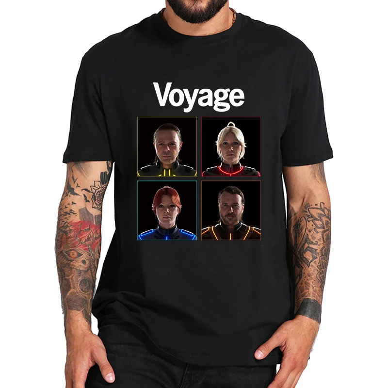ABBA Voyage футболка шведская Pop группа новый альбом Футболка 100% хлопок европейский