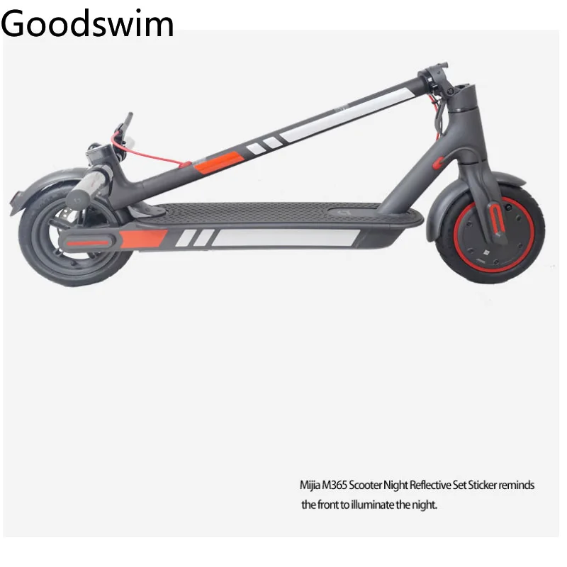 Светоотражающие наклейки для Xiaomi Mijia M365 электрический скутер M365 M365 Pro светильник метки Пастер Ночная Предупреждение льная лента отражатель