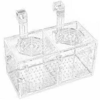 

Aquarium Breeding Isolation Box Acrylic Fish Tank Acclimation Hatchery Incubator Holder Divider for Fishes Shrimp