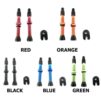 

Alloy Presta Valve Core Replacement +Tool Set for Road Mountain Bike MTB Bicycle Tubeless Tire Anti-Rust Ultra-lignt 2pcs 60mm