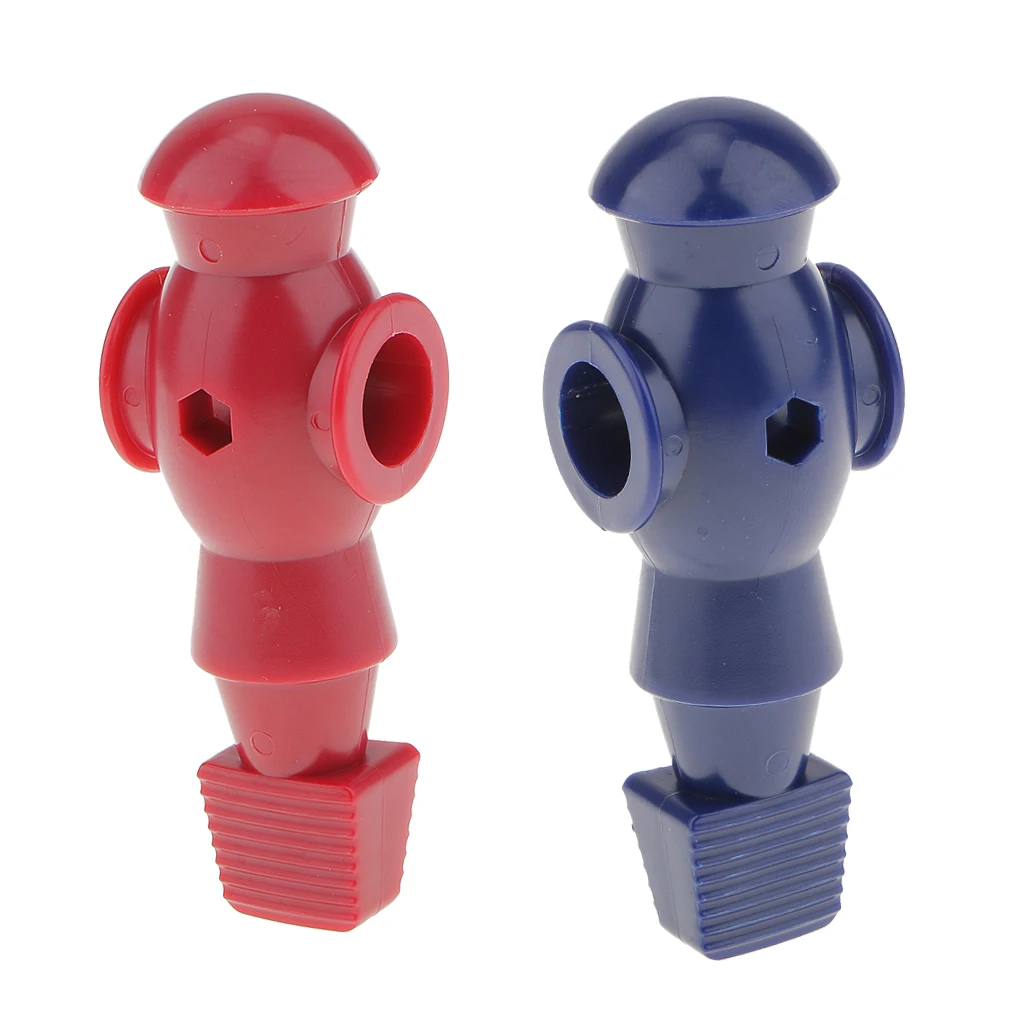 2pcs 5/8' Foosball Man Table Guys Man Soccer Player Part For Dynamo Table - Red & Blue
