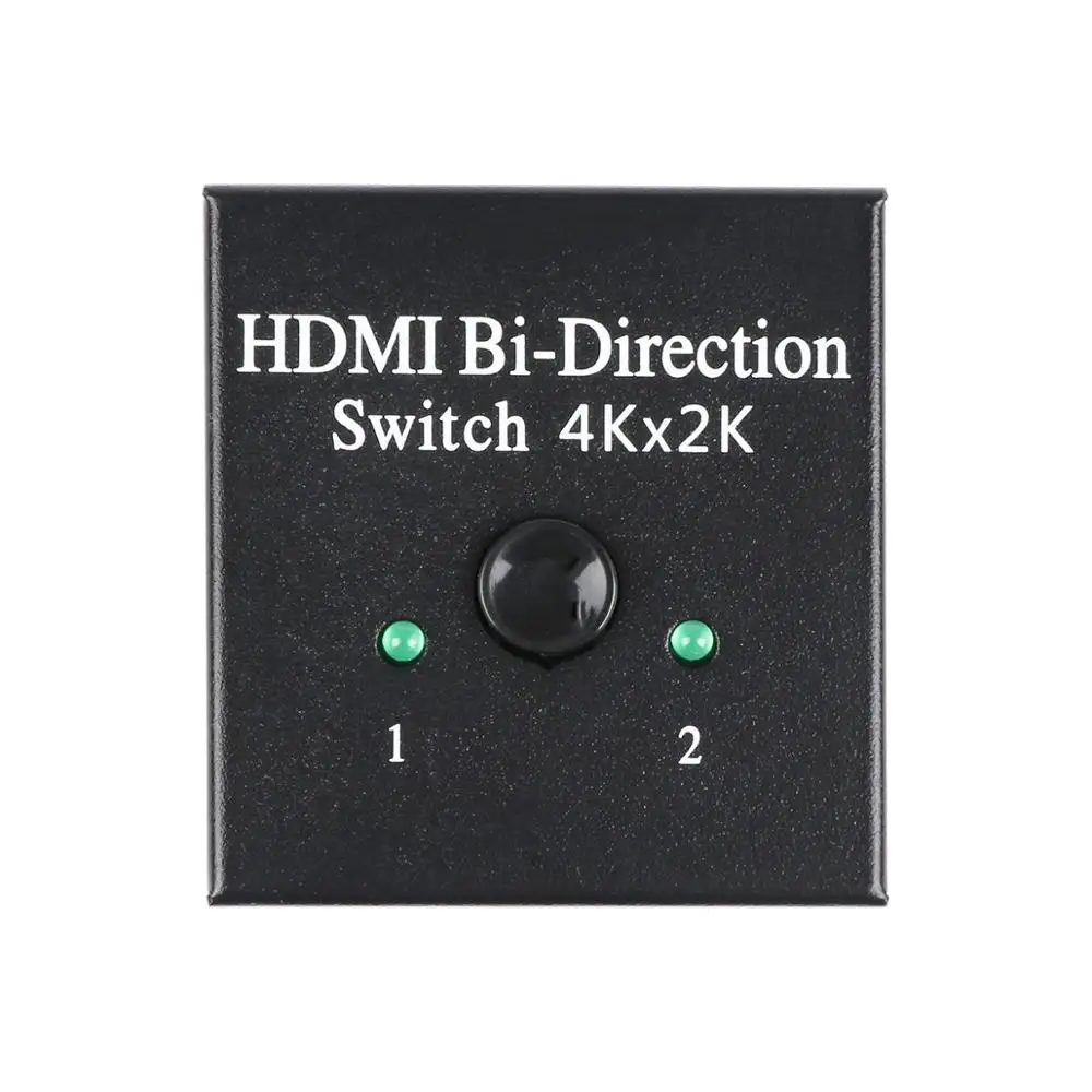 2-портовый HDMI двунаправленный переключатель 2x1 коммутатор 1x2 сплиттера селектор 3D Поддержка hdtv, Blu-Ray плеер, smart tv box