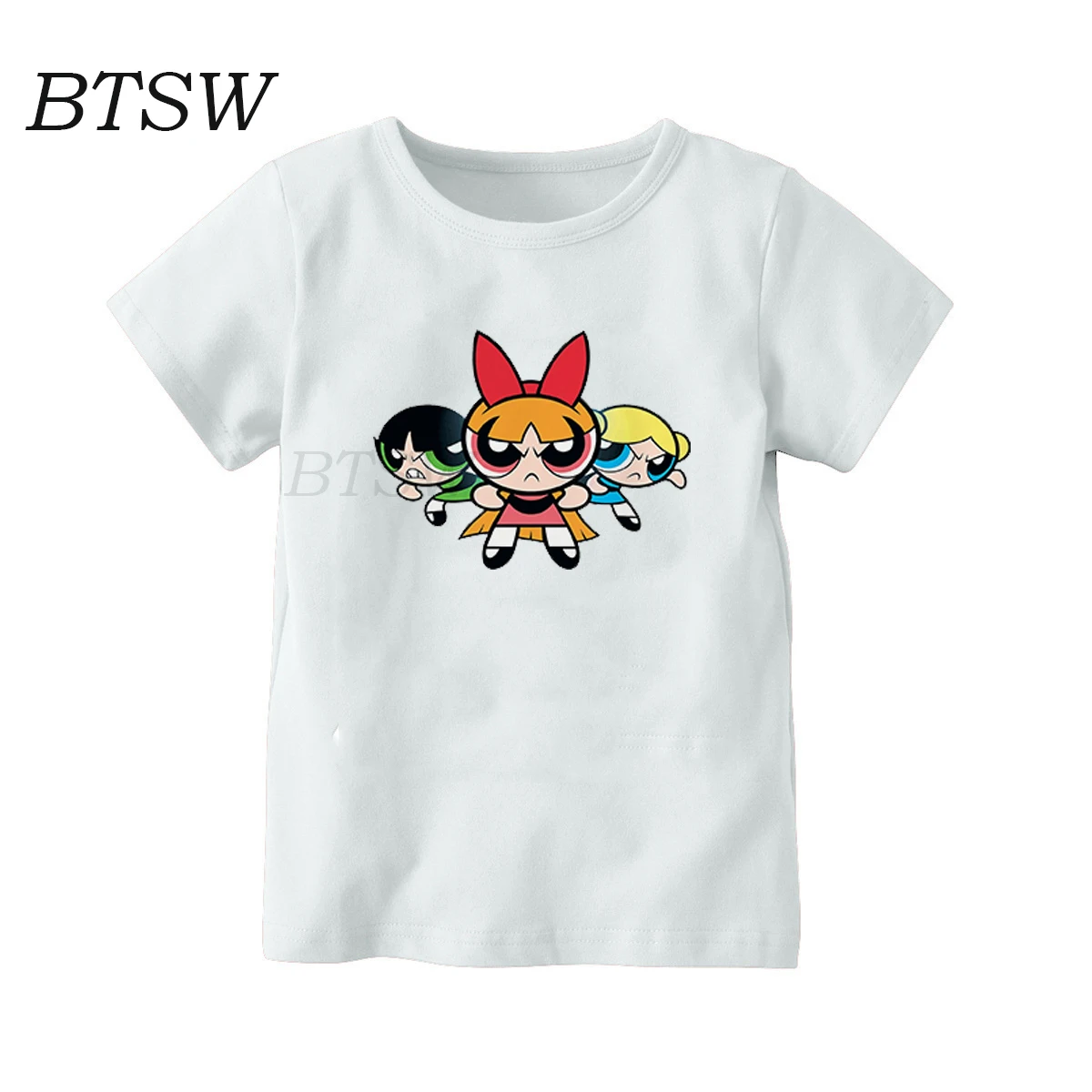 

Cute Cartoon The Powerpuff Girls Children T-Shirts Kids Summer Tops Girls Boys Short Sleeve T Shirt Fashion Design Baby Clothes