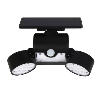 

Solar Light Outdoor Double Head Rotating Motion Sensor Garden Landscape Street Light 30 LED