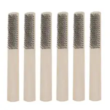 6 шт., щетка из нержавеющей стали, щетка для чистки металлической поверхности, практичные чистящие инструменты для удаления краски, очистка от ржавчины