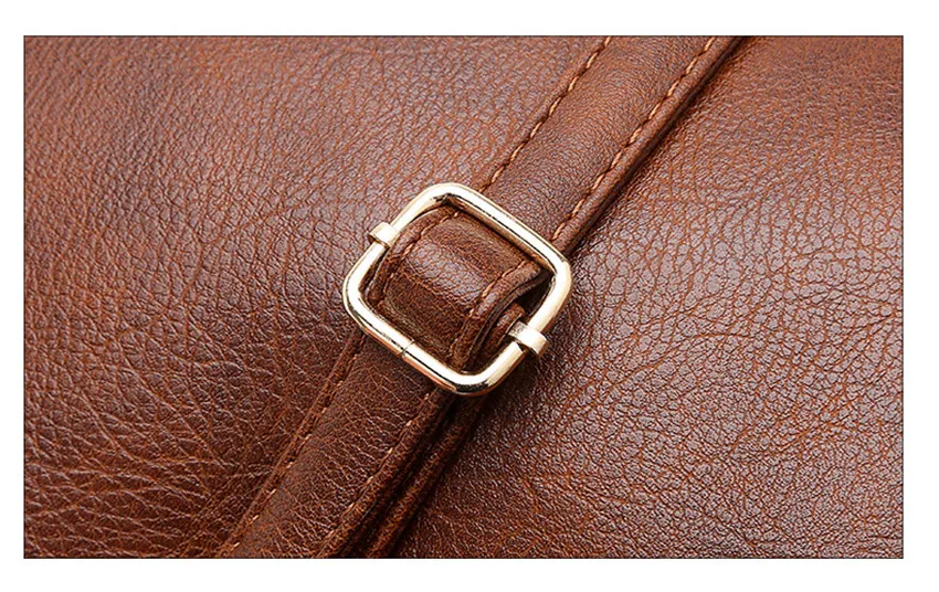 Sac à main vintage marron femme en cuir concepteur à bandoulière bolso mujer