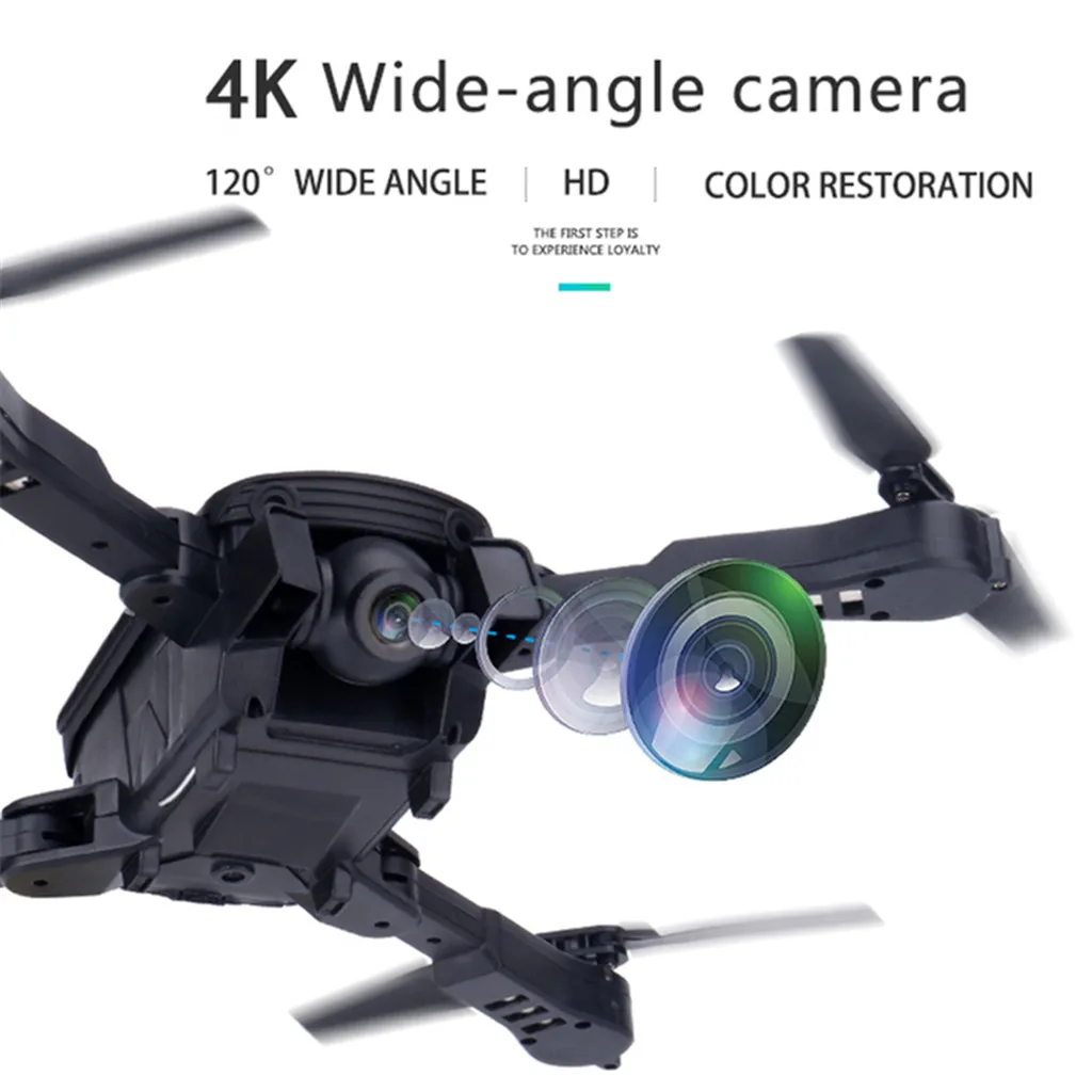 Пульт дистанционного управления Самолет 1808 wifi FPV 4K двойная камера оптический поток Positiong RC Квадрокоптер Дрон+ сумка 8,29