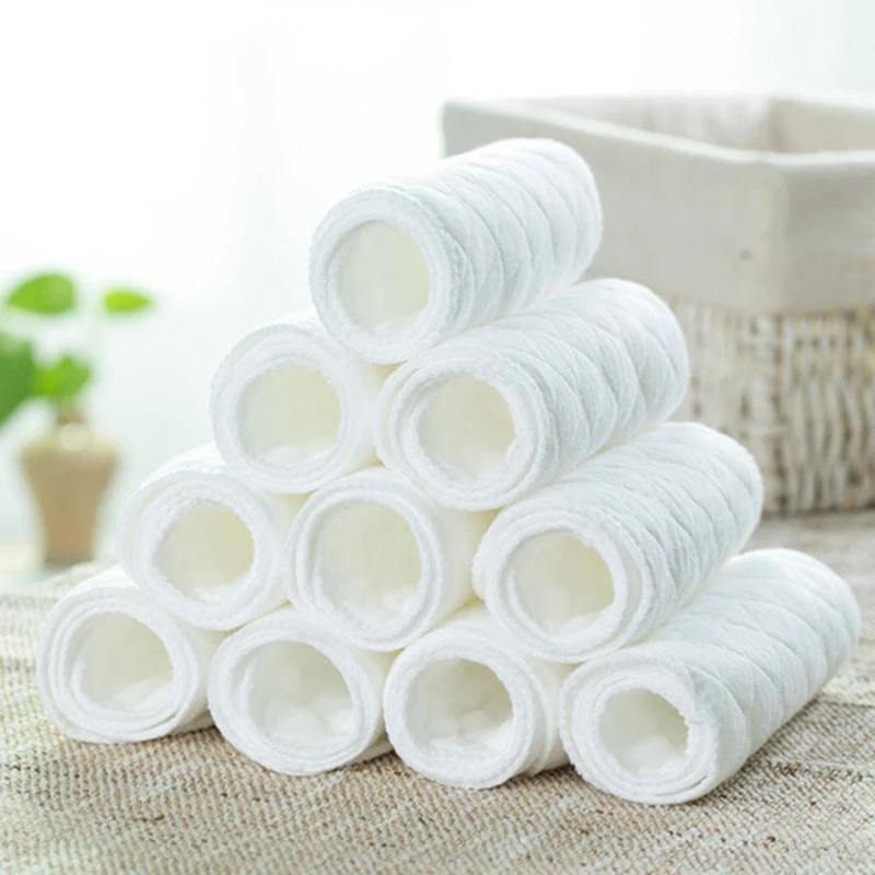 

New Reusable And Easy Use Soft And Breathable Baby Modern Cloth Diaper Nappy Liners Inserts 3 Layers Diaper 1pcs 32*12cm