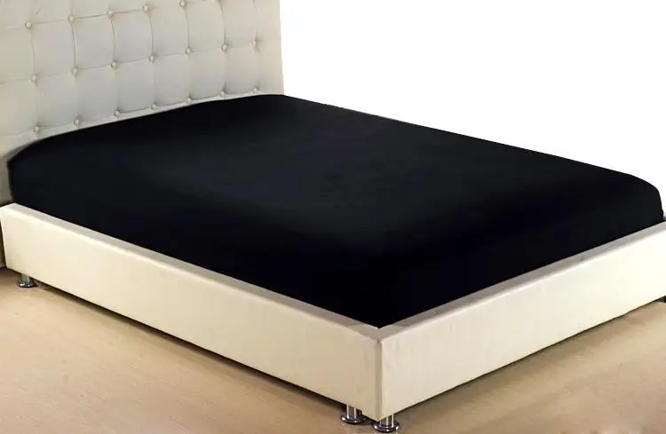Solid color bed Sheet fitted sheet,Reactive printing sheets bedsheet bedding,bed linen,bed mattress cover White Gray Black