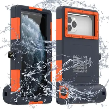 

Compatible for Samsung Galaxy and iPhone Series Professional [15m/50ft] Diving Snorkeling Photo Video Waterproof Case