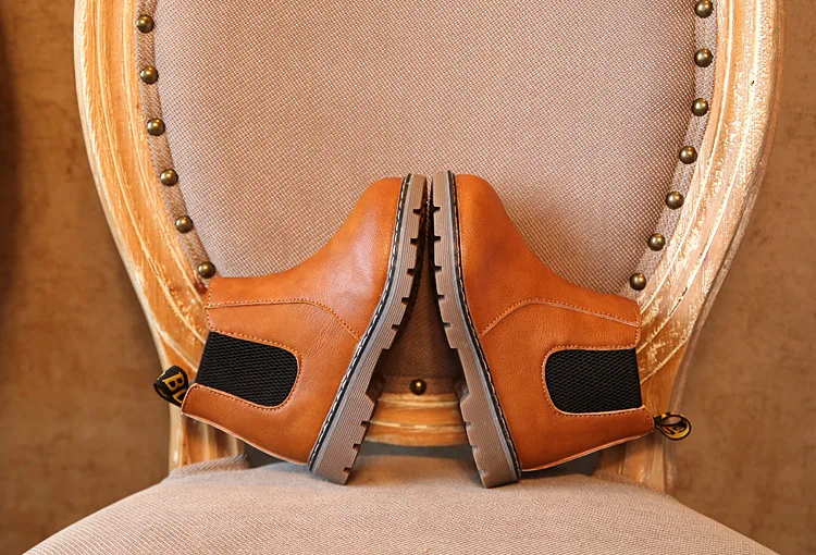 England Style Kids Shoes Boys Girls Boots Autumn Winter Fashion Vintage Shoes Children Martin Short Ankle Boots ботинки детские