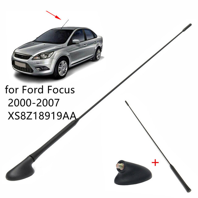 Car Antenna Roof AM FM Stereo Radio 55cm Reception Signal High frequency for Ford Focus 2000-2007Raptor  XS8Z18919AA