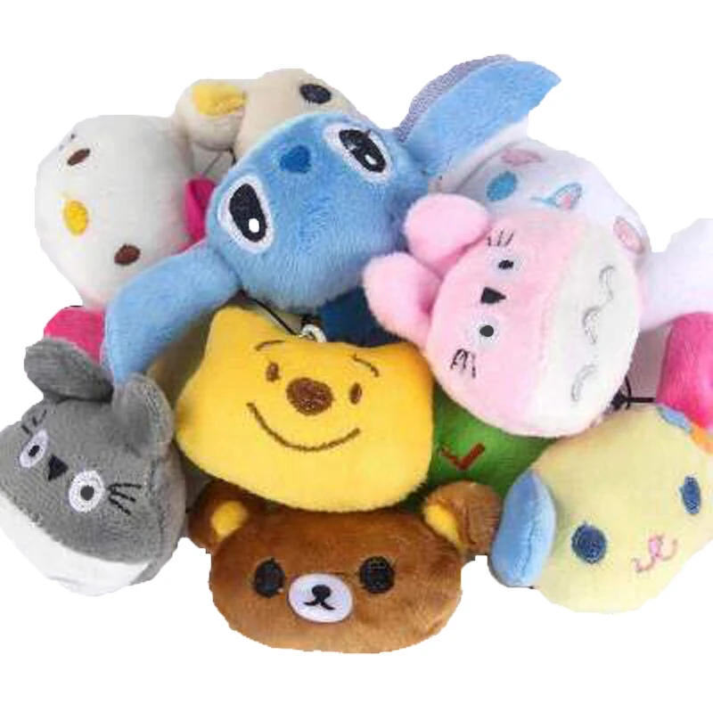 Мультяшные плюшевые игрушки подарок для детской вечерние кнопка мини куклы