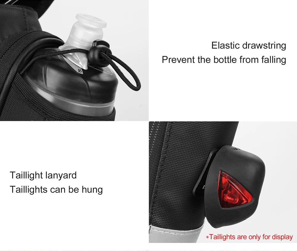 Rhinowalk Bicycle Bag Waterproof Bike Saddle Bag Large Capacity for MTB Bike Rear Seatpost Water Bottle Repair Tools Holder Bag (17)