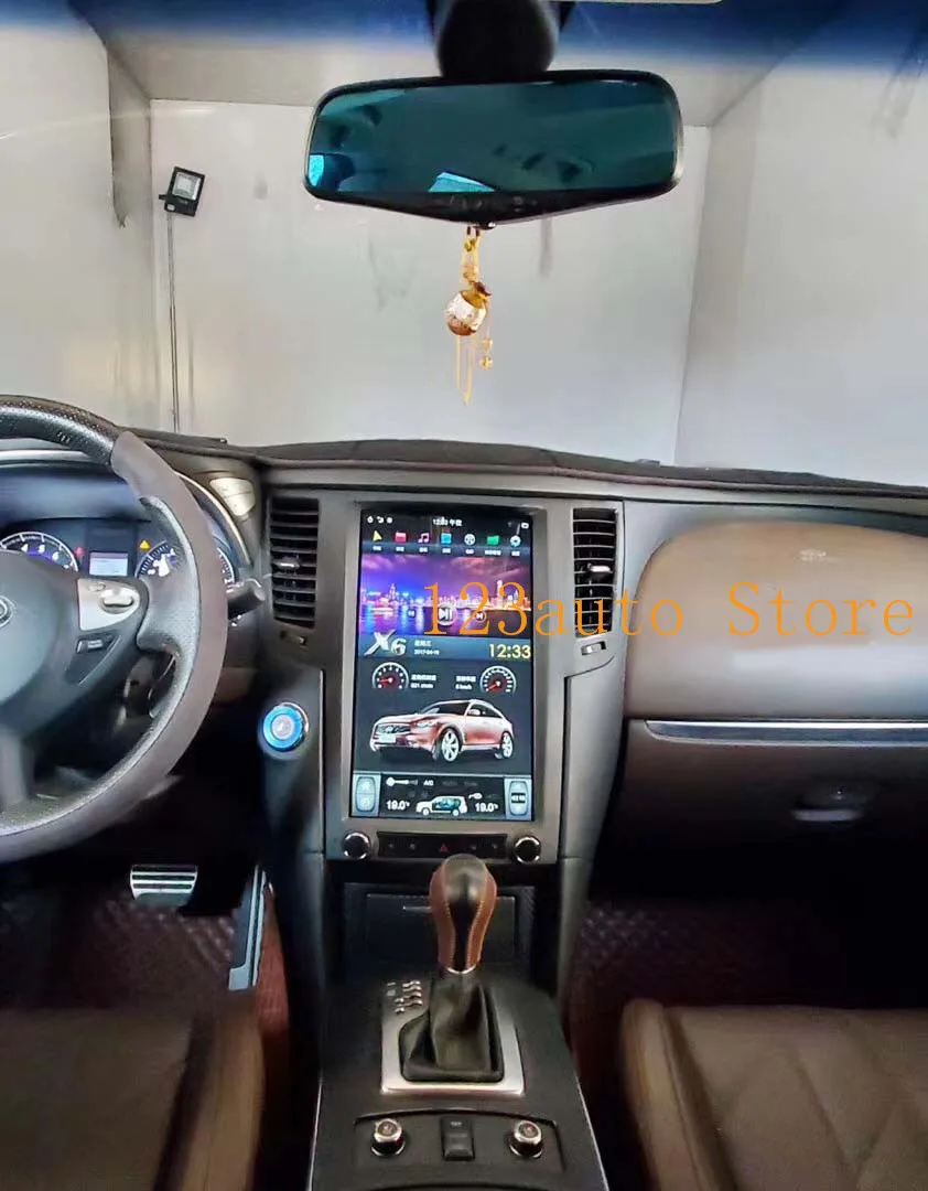 13 6 ''tesla style Android 9 0 автомобильный DVD GPS-навигатор для infiniti QX70 2013-2016 радио стерео