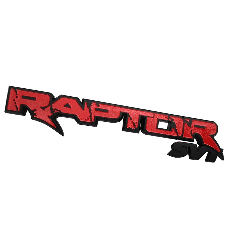 Автомобильные Задние Эмблемы для багажника Raptor SVT эмблема 3D логотип багажника Наклейка Замена наклейки для Ford F150 2009