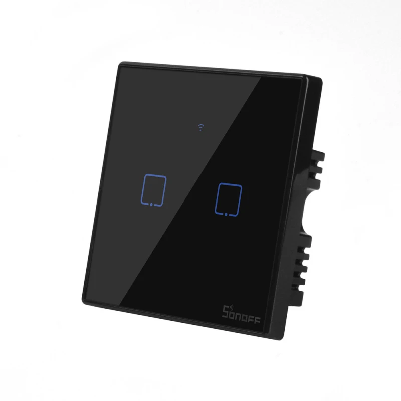 SONOFF T3 US/EU/UK TX 2 Gang 433 RF Control Smart Wifi Touch Wall Light Switch Basic Works With Alexa Google Home