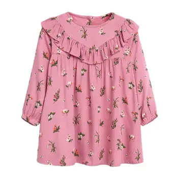 Little maven kids girls casual brand autumn children's dress baby girl clothes Cotton butterfly print toddler girl dresses S0843 1