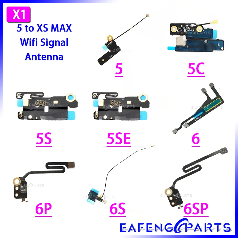 

Signal Ribbon Cable For iPhone 5C 5SE 6S 7 8 Plus Xs Mxs XR X WiFi Antenna Flex Replacement Parts