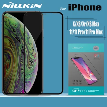 

Nillkin 2.5D Full Coverage Safety Tempered Glass Protection for iPhone 11 11 Pro 11 Pro Max X Xr Xs Max Glass Screen Protector