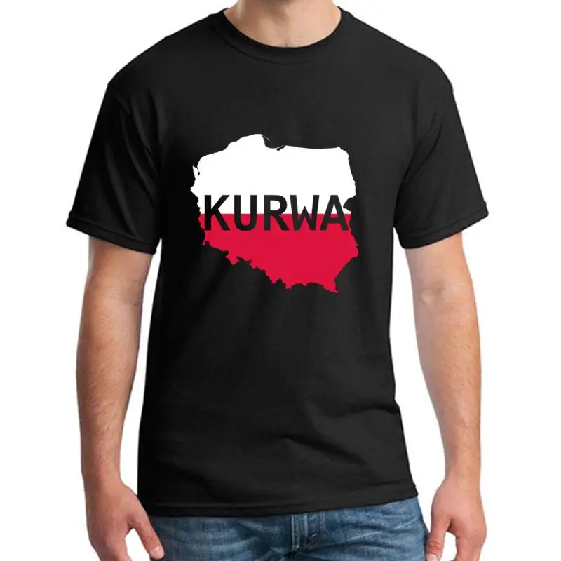 

Vintage Kurwa Poland Polish Polska tshirt 3xl 4xl 46xl Humor Herringbone streetwear men tee t shirts