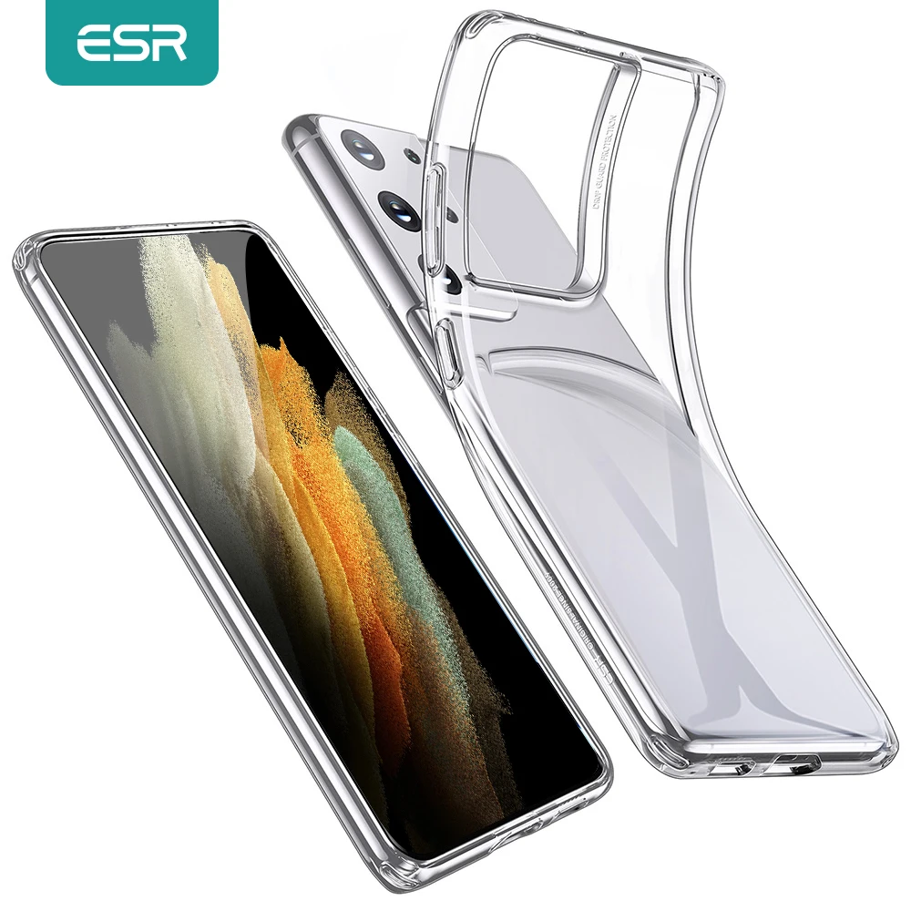 Custodia Trasparente Esr Per Samsung Galaxy S21 S21 Plus S21 Custodia In Silicone Tpu Ultra Trasparente Per Galaxy S21 + Custodie Project Zero
