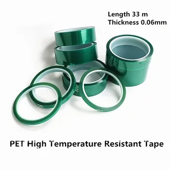 

1 Roll Of 33 Meters PET High Temperature Insulation Tape Electroplating PCB SMT Solde Plating Protective No Trace Tape