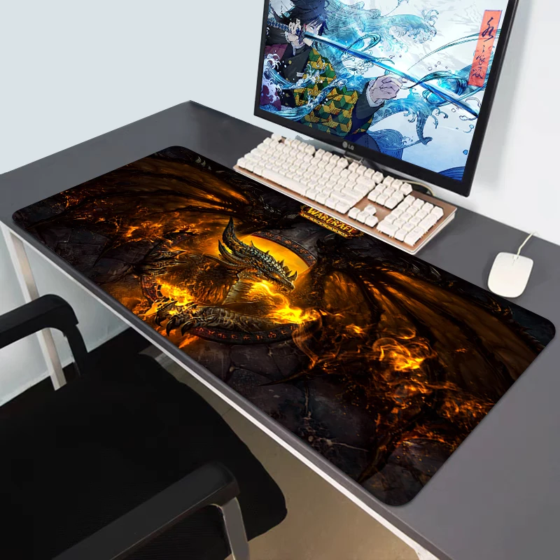 

Large Gaming Mouse Pad World of Warcraft Mousepad Varmilo Keyboard Mausepad Gabinete Gamer Laptop Accessories Speed WOW Desk Mat