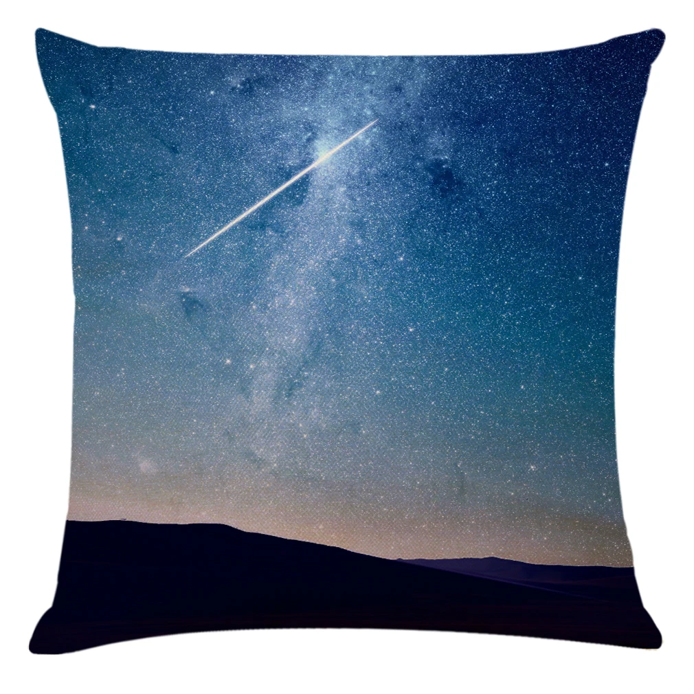 2020 черная наволочка с принтом в виде звезд наволочки геометрическим льняные для