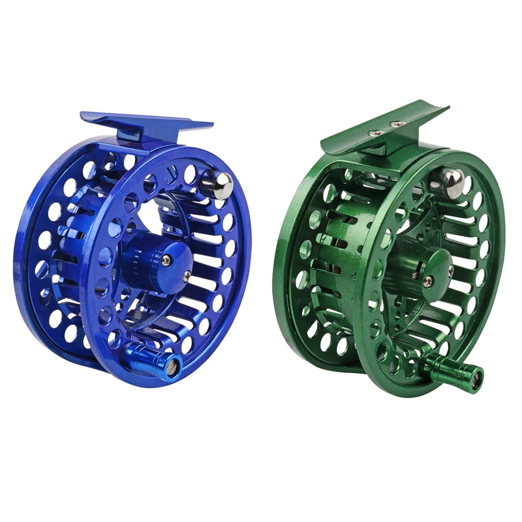 Aluminum Fly Fishing Reel 5/6 WT Left / Right Hand Raft / Ice Fishing Reels Winter Fishing Tackles