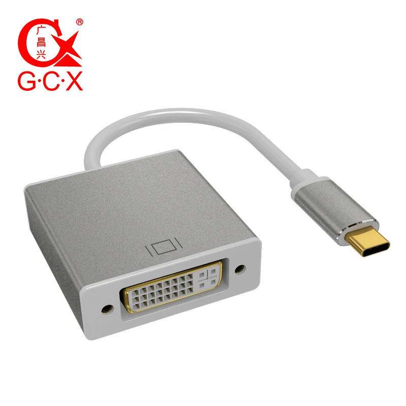 USB C к DVI конвертер 1080P USB3.1 type C к DVI24+ 5 Dual Link адаптер для MacBook Pro Chromebook Pixel S8 S9 Note 8