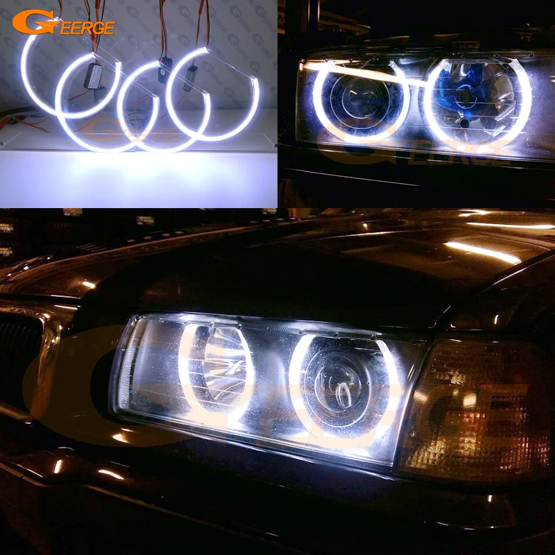 Для BMW E36 3 серии с европейскими фарами 1992 1998 отличные ультра яркие кольца